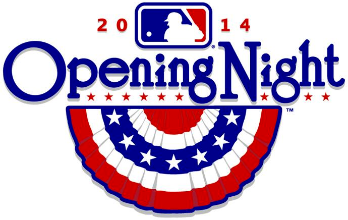 MLB Opening Day 2014 Special Logo vinyl decal